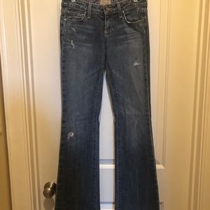 Paige (Laurel Canyon) boot cut blue jeans, size 26